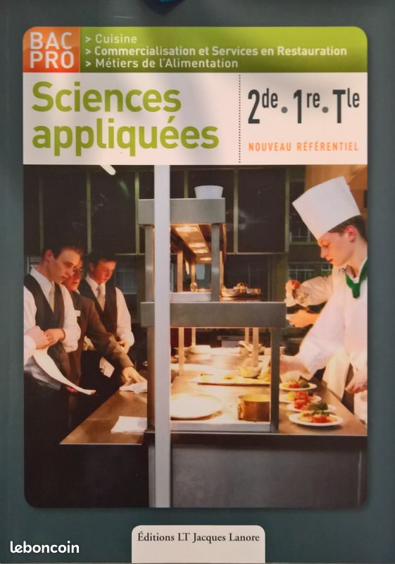 Cahier d'exercices - Sciences Appliquées Bac Pro - Editions DELAGRAVE (LT Jacques Lanore) (image 1)