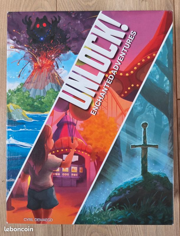 Lot De 5 Boites De Jeu De Societe : Unlock ! 15 Aventures Etat Quasi