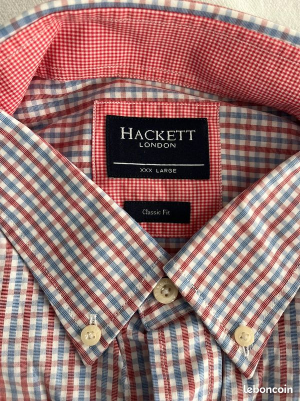 Chemise Brompton Coupe Ajustée En Lin Coral Pink | Homme Hackett London Lin - Karen Houghton