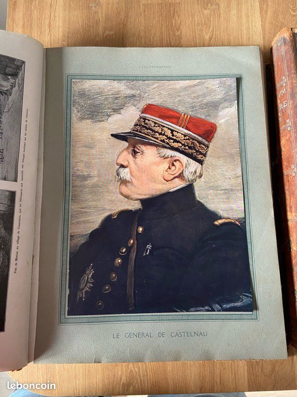 Lot de 2 grand livre, album de la guerre, 1000 914 919, tome un et deux (image 6)