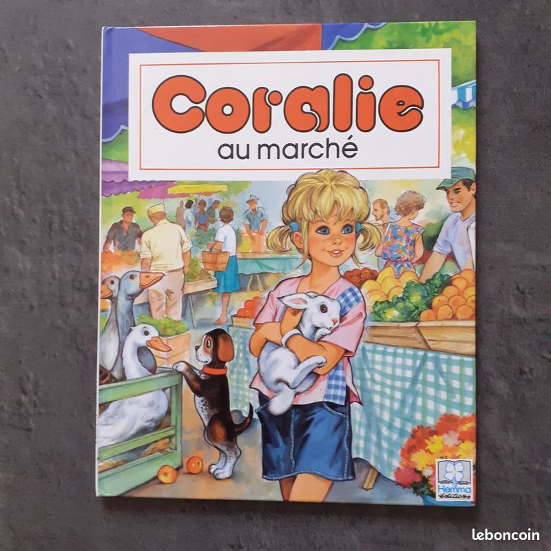 Livre "Coralie au marché" (image 1)