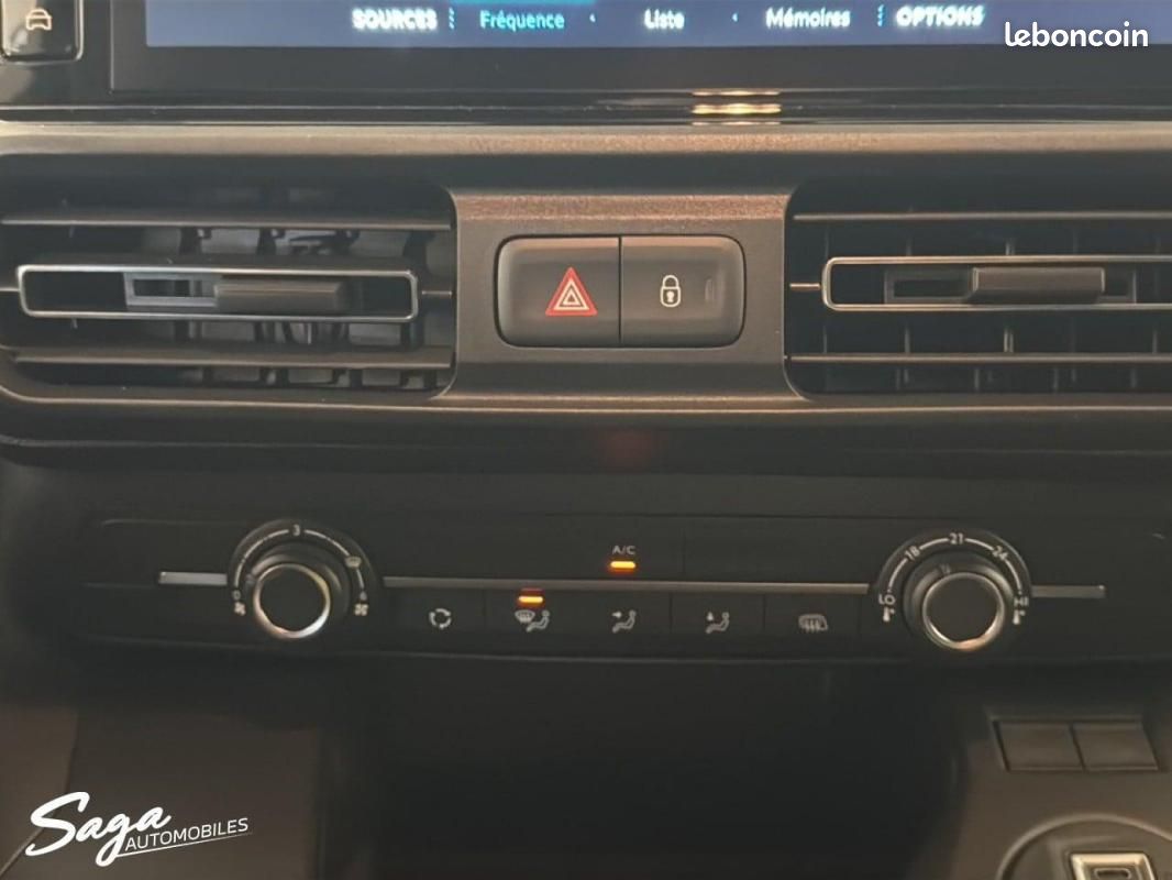 Peugeot Partner FOURGON M 650 KG BLUEHDI 100 S&S BVM6 (image 17)