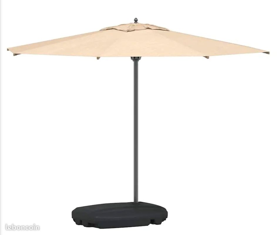 Porte-parasol d'extérieur à roulettes (Neuf) (image 1)