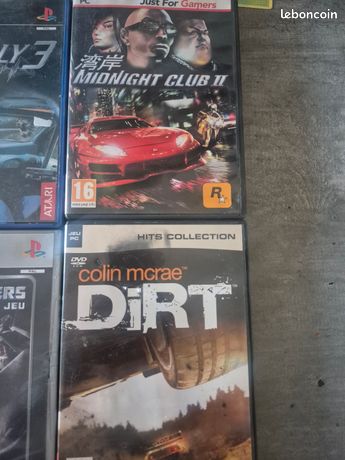 LOT JEUX PS1 PS2 COLIN MC RAE+RAPID RACER+HERCULES