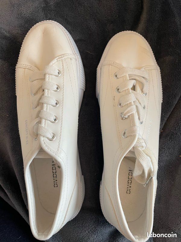 Baskets H&M à Motif Fleurs - Taille 37 - Très Bon état (portées 2 Fois)