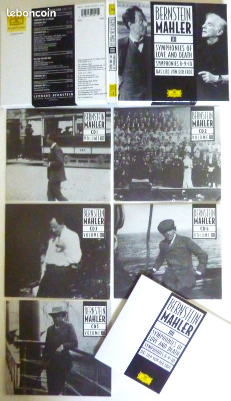 Coffret 16 CD : Intégrale des symphonies et lieder pour orchestre de Gustav MAHLER par Leonard BERNSTEIN / DEUTSCHE GRAMMOPHON / Musique classique (image 16)