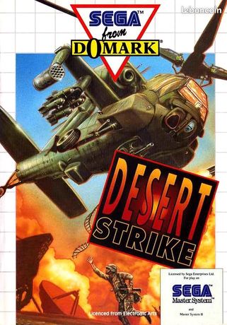 Notice (manuel) Uniquement Pour Le Jeu Desert Strike Sur Sega Game Gear - Bon état - Pas De Jeu Inclus