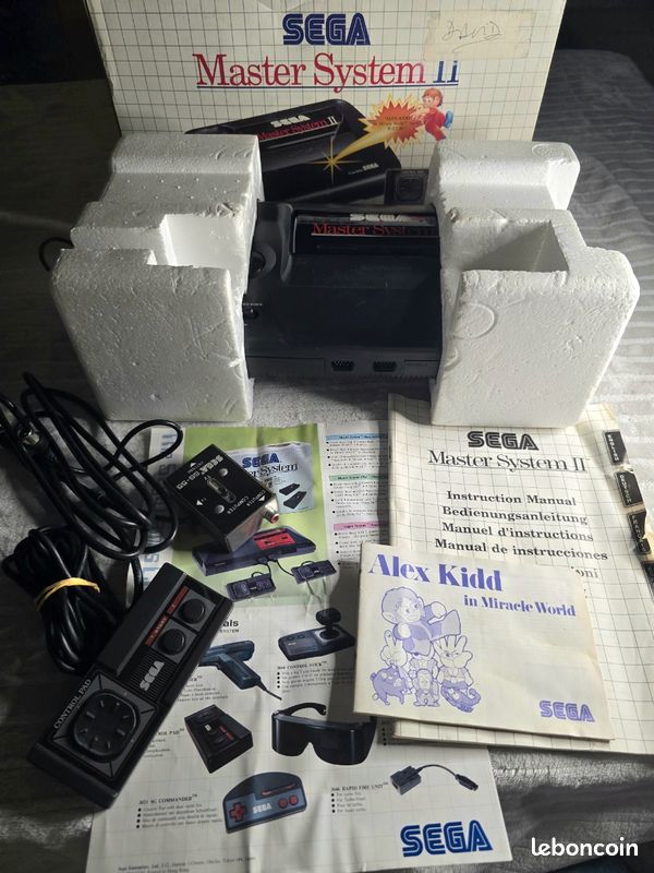 Console Master System II et Alex Kidd (En Boîte) - MS - Console Occasion Pas Cher Console Master System II et Alex Kidd (En Boîte) - MS - Console Occasion Pas Cher