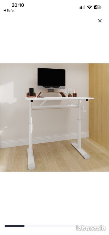 Bureau tout neuf assis debout encore emballé (image 1)