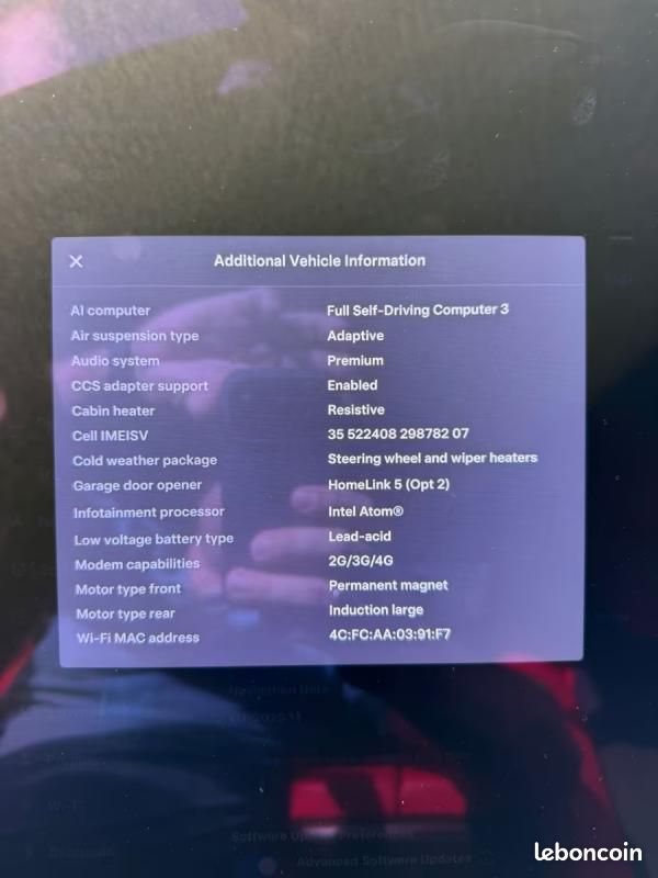 Tesla Model S PERFORMANCE LUDICROUS+ RAVEN 795 CH 4X4 BVA - HAYON ÉLECTRIQUE TOIT PANORAMIQUE VOL... (image 24)