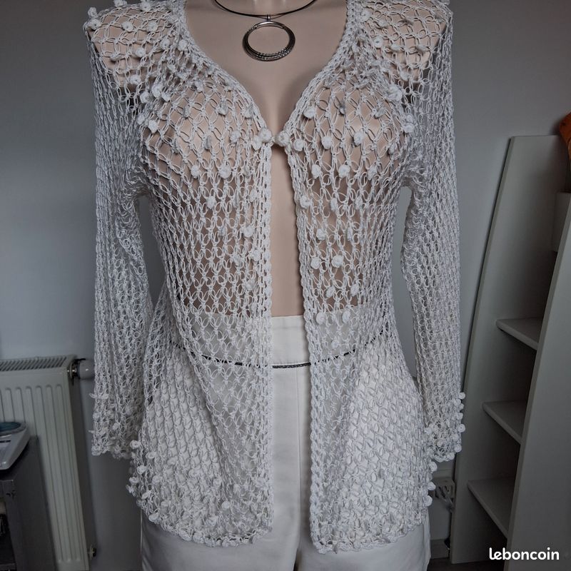 Long gilet transparent - Vêtements