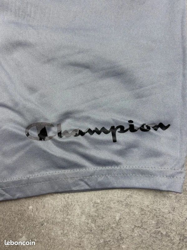 Champion Short De Sport Avec Poches Gris Clair Taille L Garçon Loose Fit Sport Athleisure #U1946 (image 2)