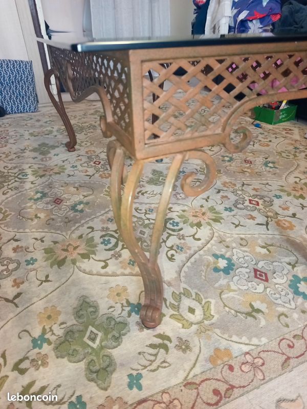 Magnifique table en fer forgé (image 6)