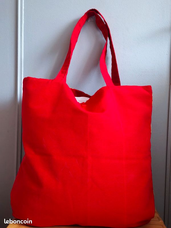 Tote bag femme bleu (image 2)