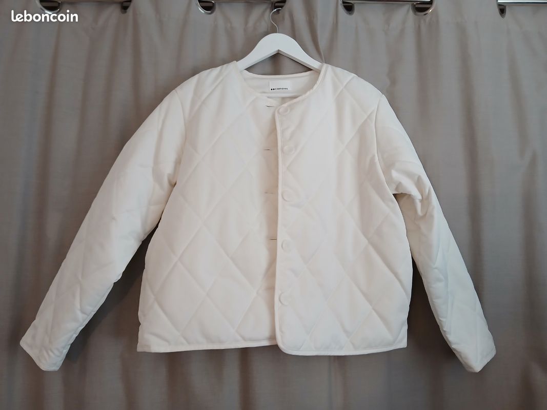 Veste Femme Fashion Pivate Company – Taille 42, Bleu Et Blanc – Occasion Très Bon état