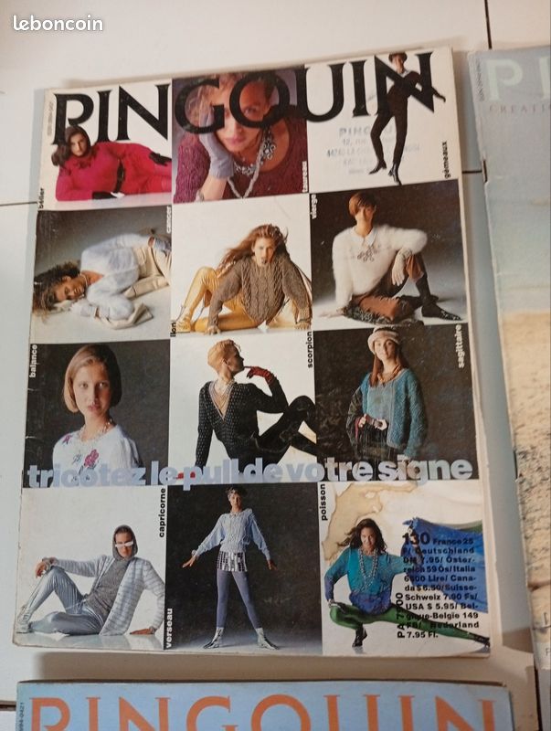 Lot de 6 Revue magazine pingouin fil (image 7)