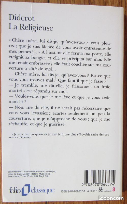 LA RELIGIEUSE Diderot (image 2)