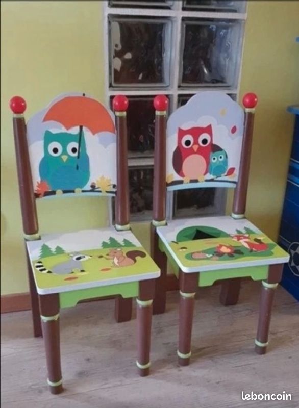 Fantasy Fields Lot de 2 chaises en Bois pour Chambre Enfant bébé Mixte TD-11740A (image 1)