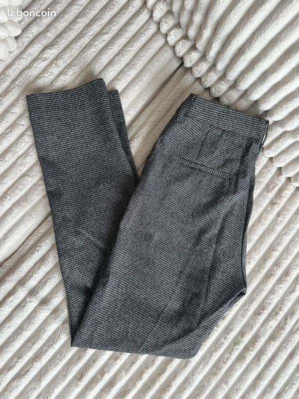 Pantalon droit ajusté (image 1)