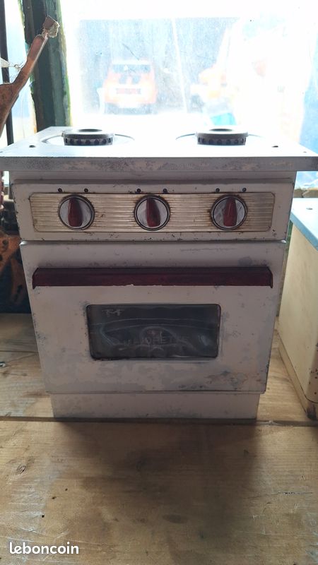 Cuisinière Jouet TMF Bijou-Luxe Des Années 50 - Éclairage D'origine - France