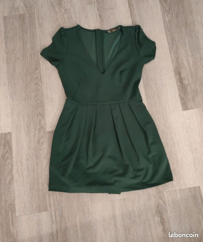 Tunique Short Zara Femme Noir Taille S (36) – Neuf Sans étiquettes, Style Regular, été Décontracté