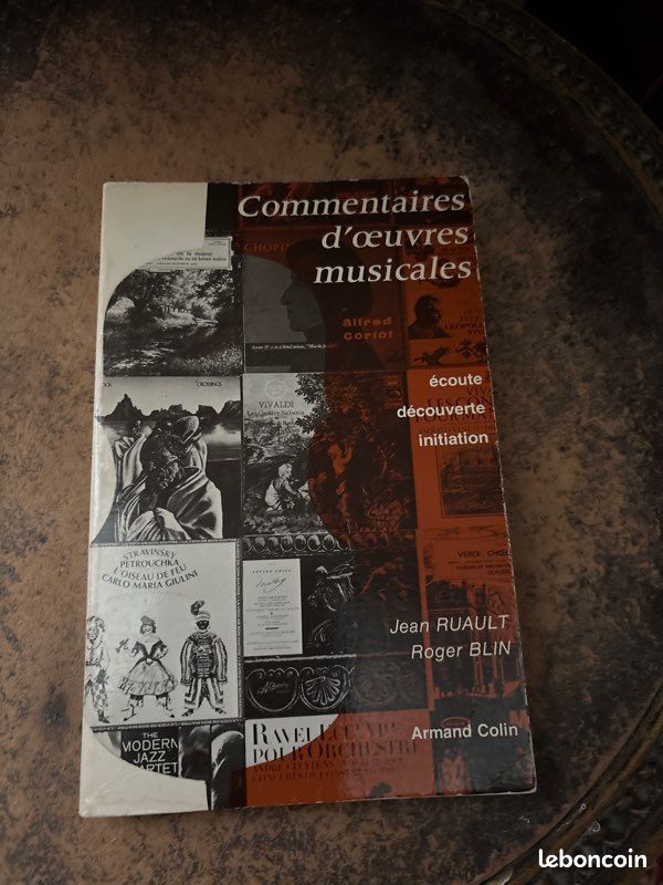 Commentaires d’ œuvres musicales , Jean Ruault Roger Blin (image 1)