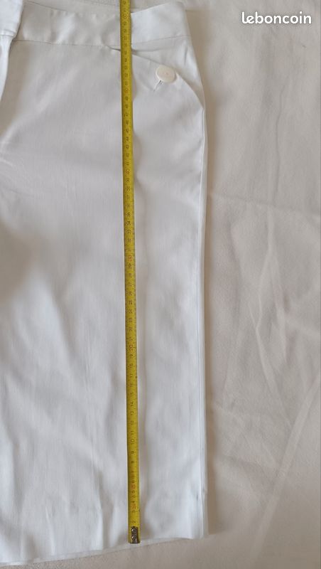 Bermuda blanc 1 2 3 taille 40 (image 10)