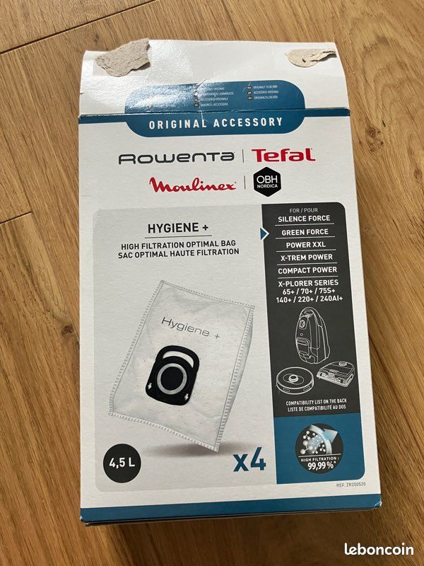 Hygiène Sac Aspirateur Ref Zr200520 Hygiène Sac Aspirateur Rowenta