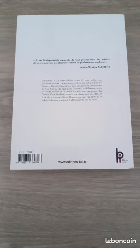 Dictionnaire du restaurant Le petit Gaillot (image 2)