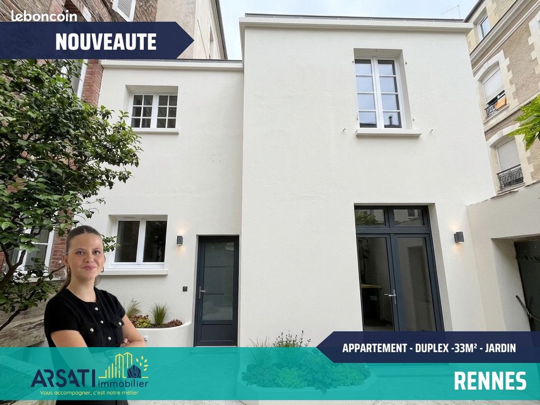 Maison 2 pièces 33 m² · à Rennes · 33 m² · 202 900 €
