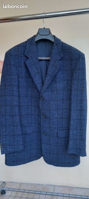 Veste Homme BAGIR - Taille 52 - 80% Laine – Coloris Bleu - Parfait état (image 3)