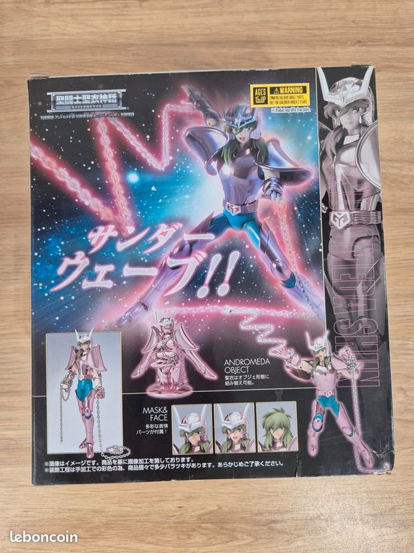 Shun De Andrómeda V1 Myth Cloth Revival Bandai Original