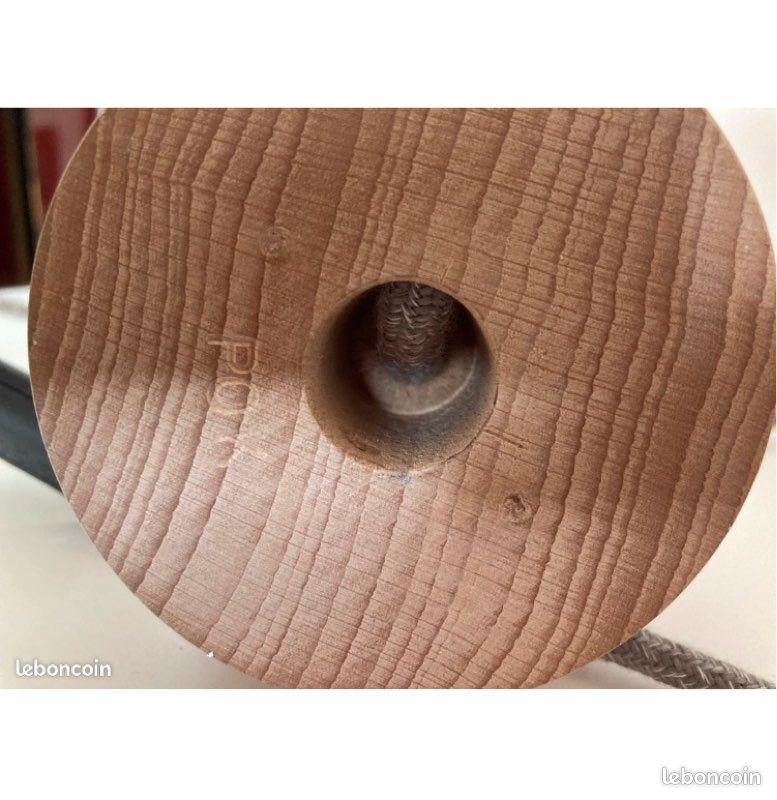 Pol lampe bois et céramique (image 3)