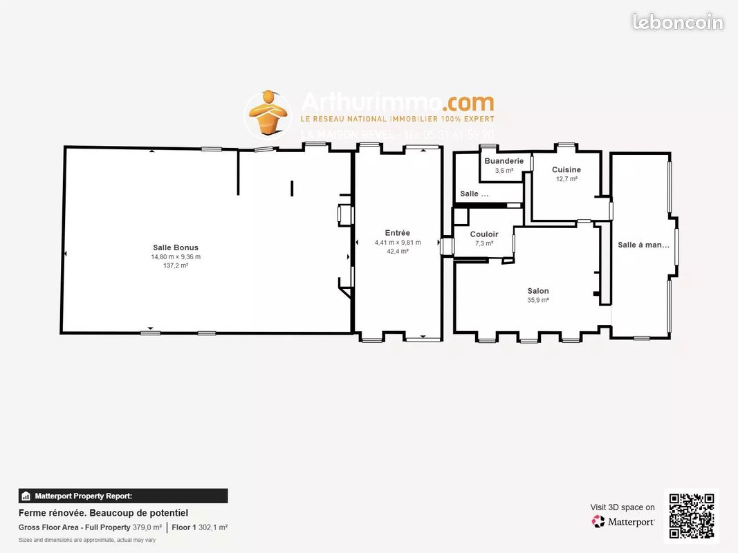 Propriété 6 pièces 189 m² (image 15)