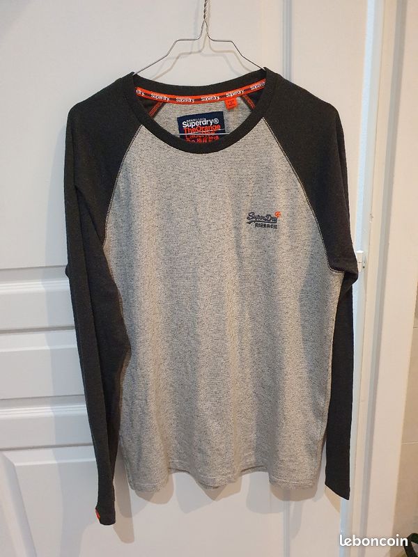 T-shirt superdry manche longue (image 1)