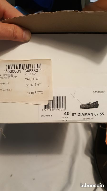 Chaussure de sécurité femme taille 40 (image 3)
