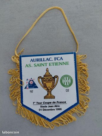 Fanion Vintage ASSE Saint-Étienne Coupe D'Europe - Collection Football