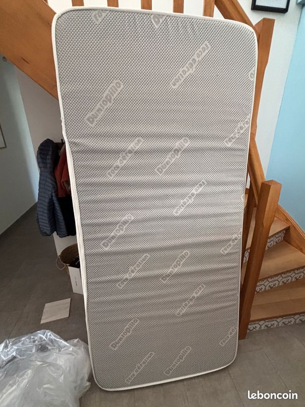 Lit avec rangements et matelas Dunlopillo (image 9)