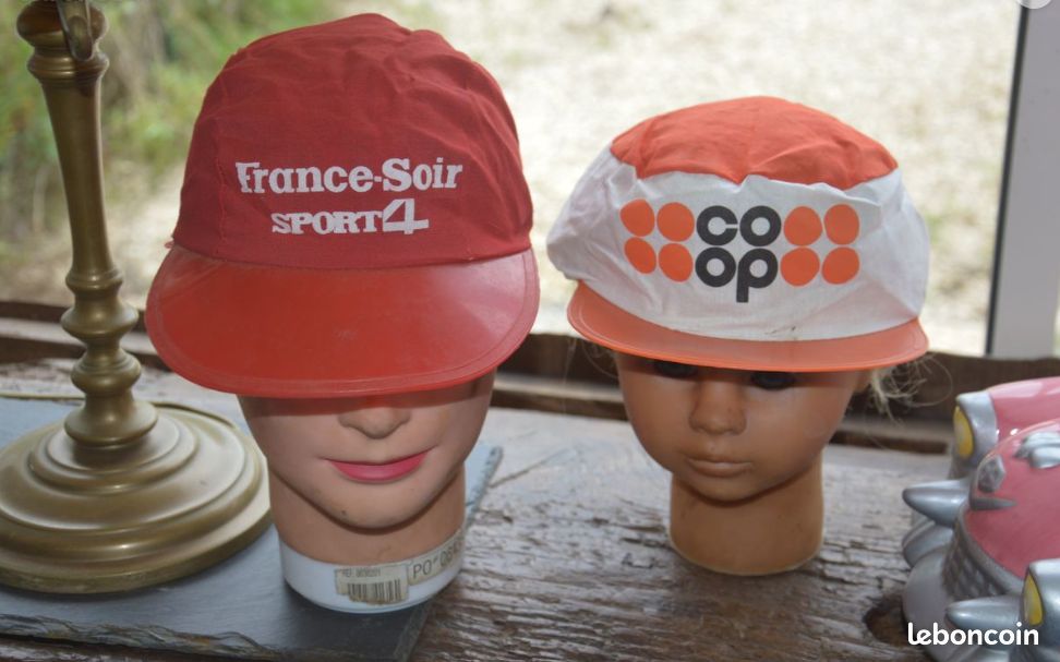 5 Bouygues Telecom Caps Tour De France Advertising Vintage Collection