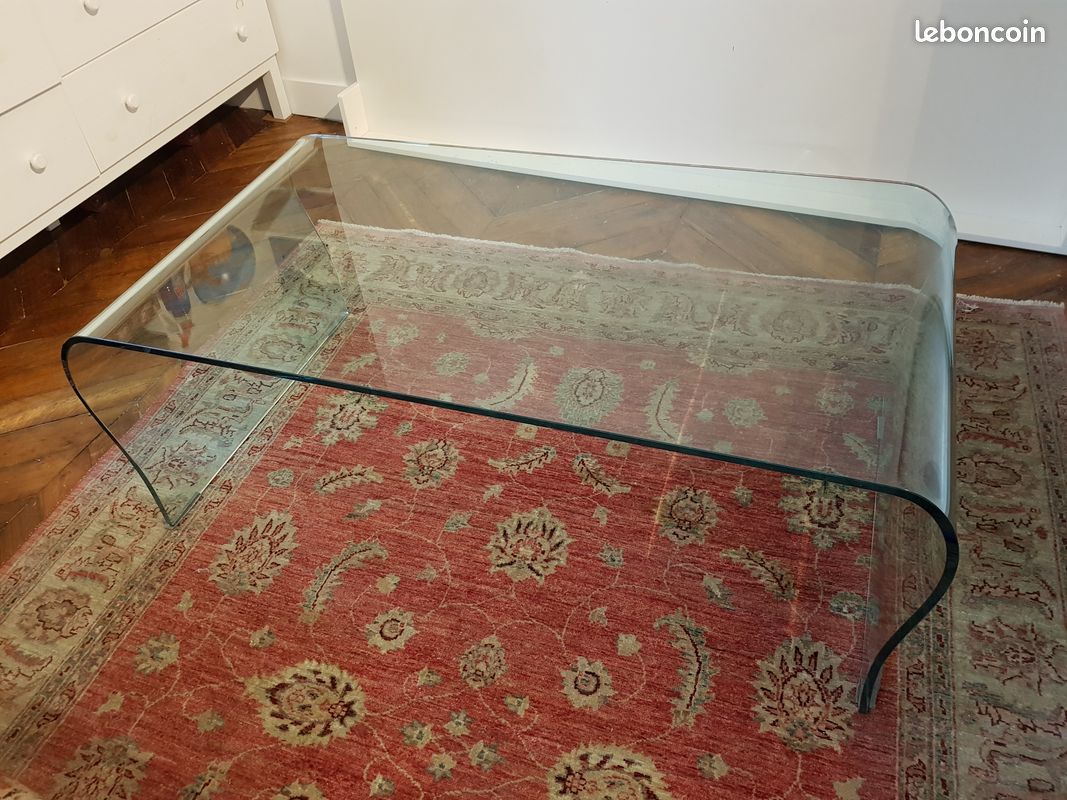 Table basse en verre Natuzzi (image 1)
