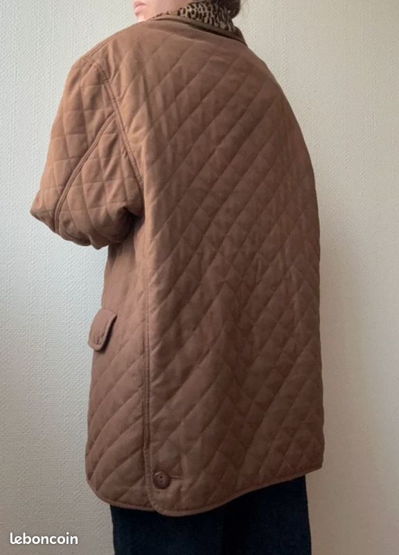 Veste matelassée cheval équestre vintage des années 90 Veste matelassée cheval équestre vintage des années 90