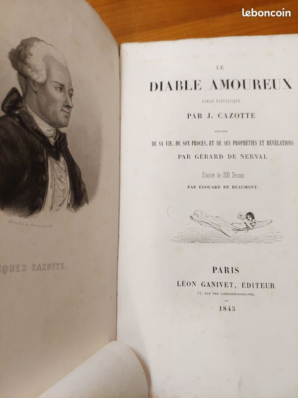 Nerval, Le diable amoureux EO 1845 (image 1)