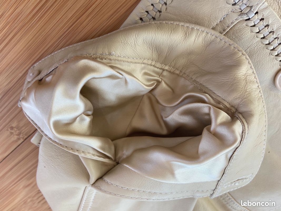 Veste en cuir femme T 36 (image 5)