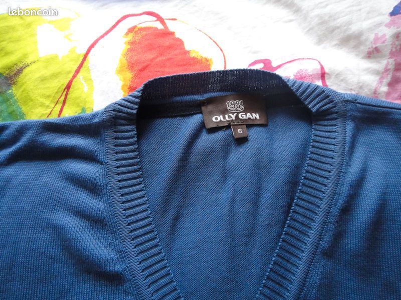 Pull fin marque OLLY GAN taille 6 neuf (cathy33) (image 2)