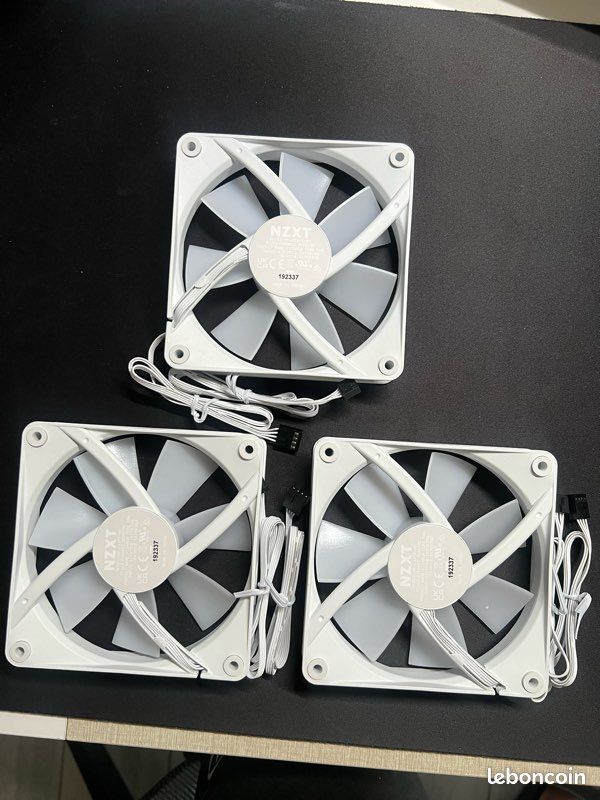 Lots de 3 Ventilateurs NZXT F120 RGB Core RGB de 120 mm (image 2)