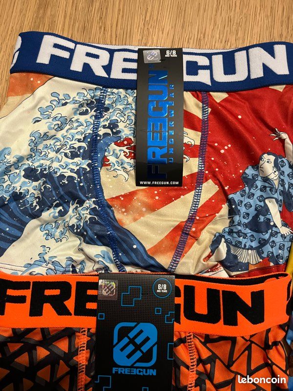 Boxer Freegun Boxer Homme Taille Lot Boxers Garçon Freegun Neuf