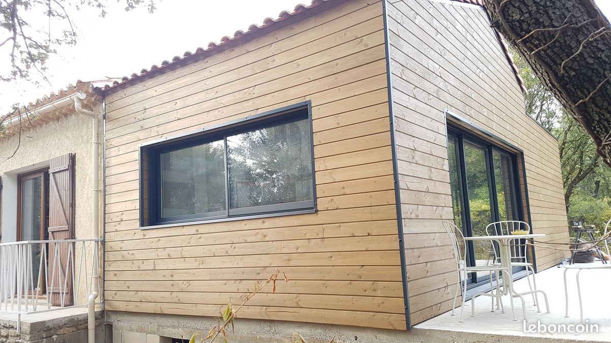 EXTENSION et GARAGE en OSSATURE BOIS (image 3)