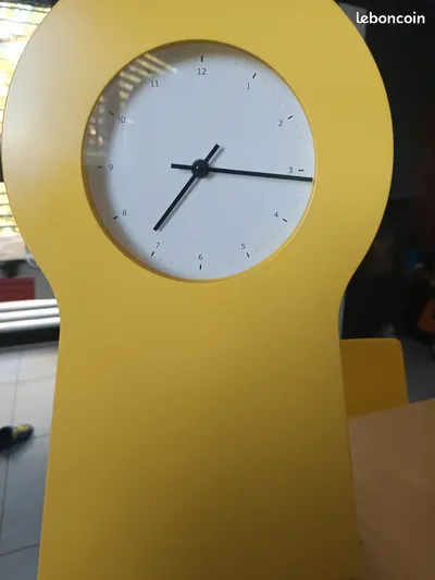 Horloge IKEA jaune vintage – modèle PS 1995