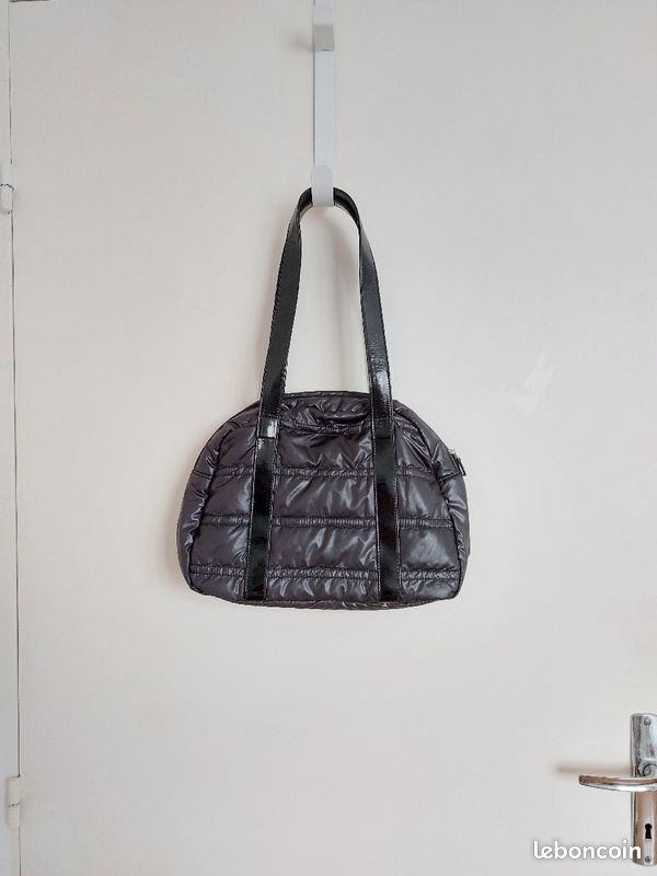 Sac à main noir, Vintage, matelassé / doudoune, 90's style (image 5)