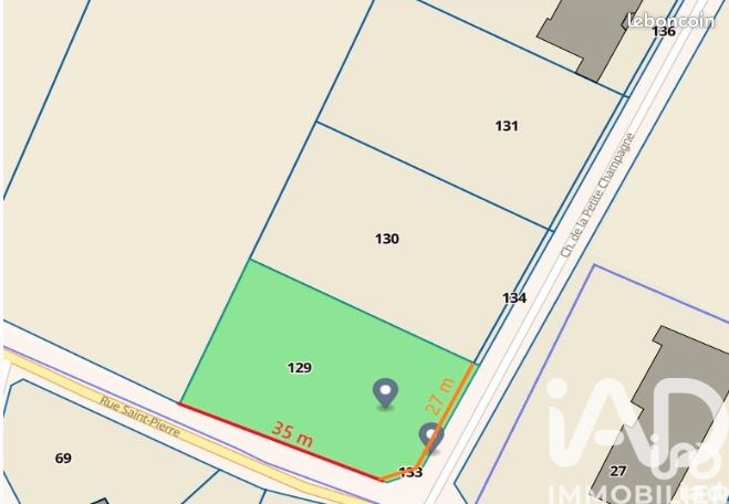 Terrain 1130 m² Neuillac